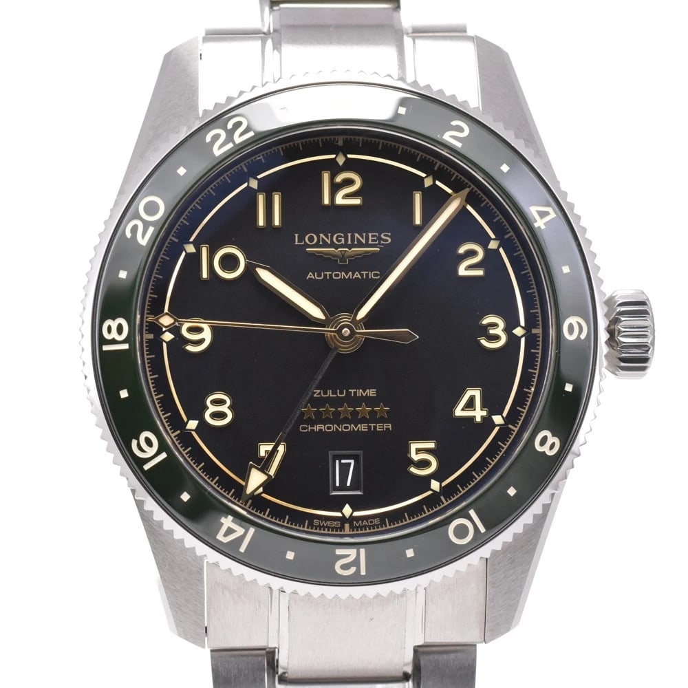 LONGINES SPIRIT ZULU TIME AUTOMATIC WATCH: Longines Spirit Zulu Time Automatic Watch Brand: LONGINES Type/Style: Wristwatch Material: Band Material Stainless Steel, Case Material Stainless Steel Color: Case Color Silver, Band Color Silver, Dia