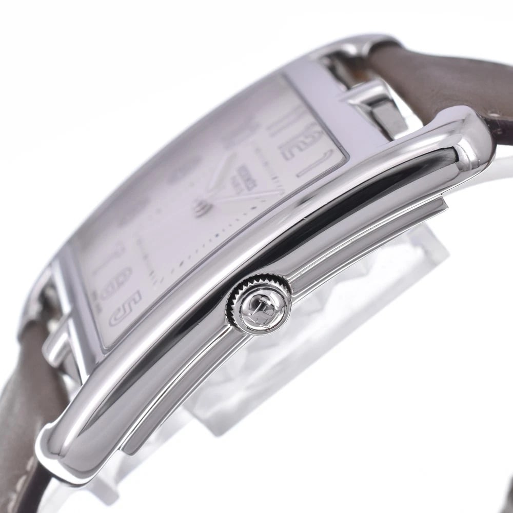HERMES CAPE CODDATE SILVER DIAL QUARTZ WATCH - 3