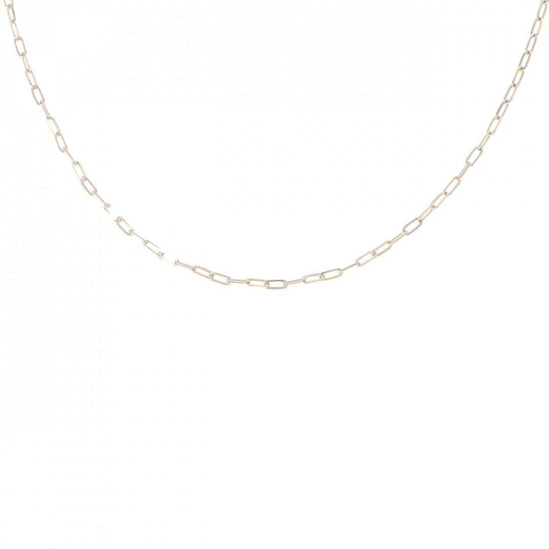 STAR JEWELRY K18YG NECKLACE: Star Jewelry K18YG Necklace Brand: STAR JEWELRY Type/Style: Necklace Material: K18 yellow gold, Color: YG Size: Actual Size Chain maximum width approx.: 1.6mm Size 45cm Accessories: None A