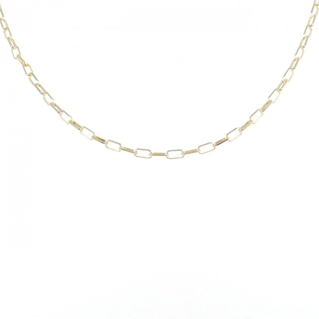 K18YG NECKLACE: K18YG Necklace Brand: Unbranded Type/Style: Necklace Material: K18 yellow gold, Color: YG Size: Actual Size Chain maximum width approx.: 2.5mm Size 45cm Accessories: None Accessories Notic