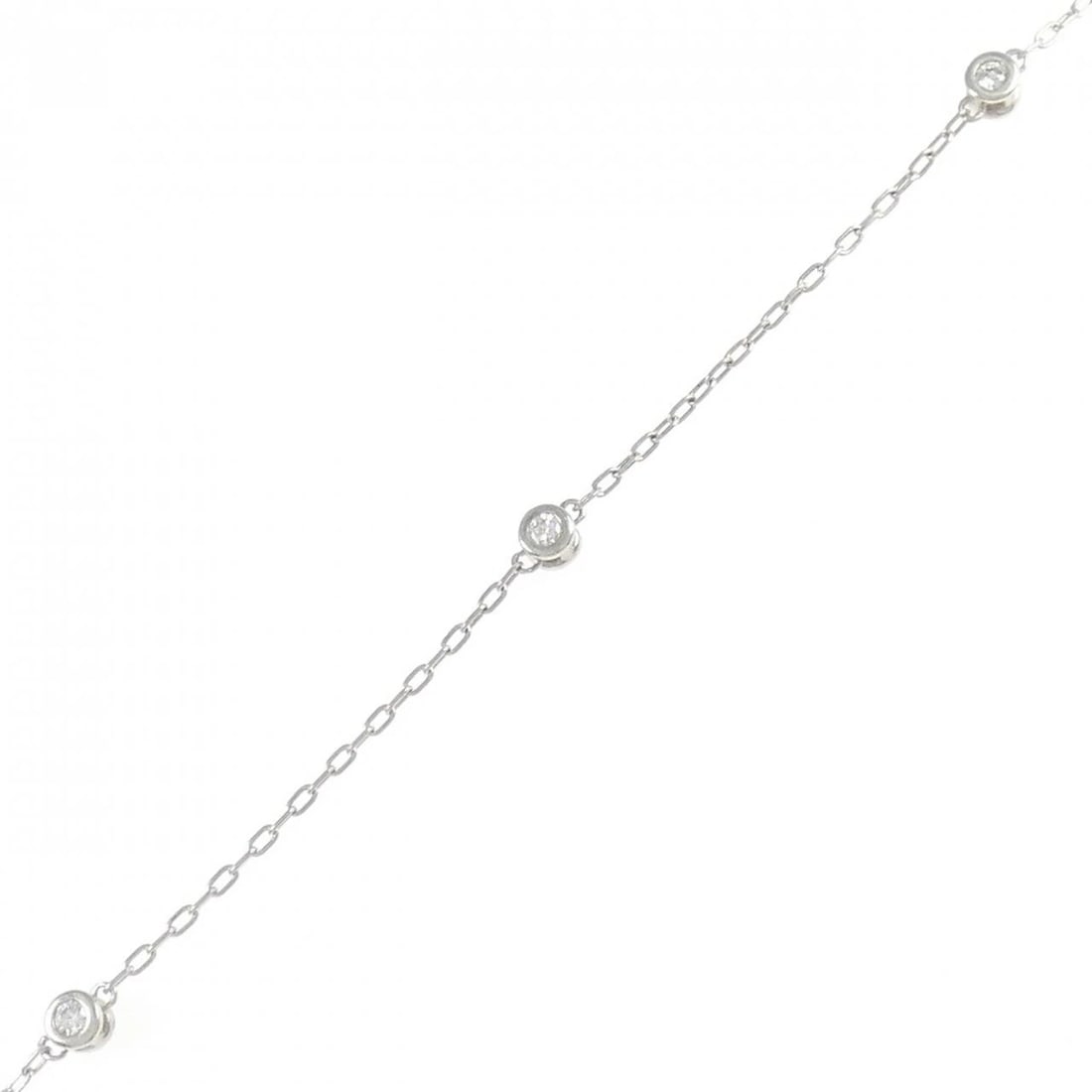 K18WG DIAMOND BRACELET: K18WG Diamond Bracelet Brand: Unbranded Type/Style: Bracelet Material: K18 white gold, Color: WG Size: Actual Size Max width approx: 2.6mm Size 20cm Accessories: None Accessories Notice: W