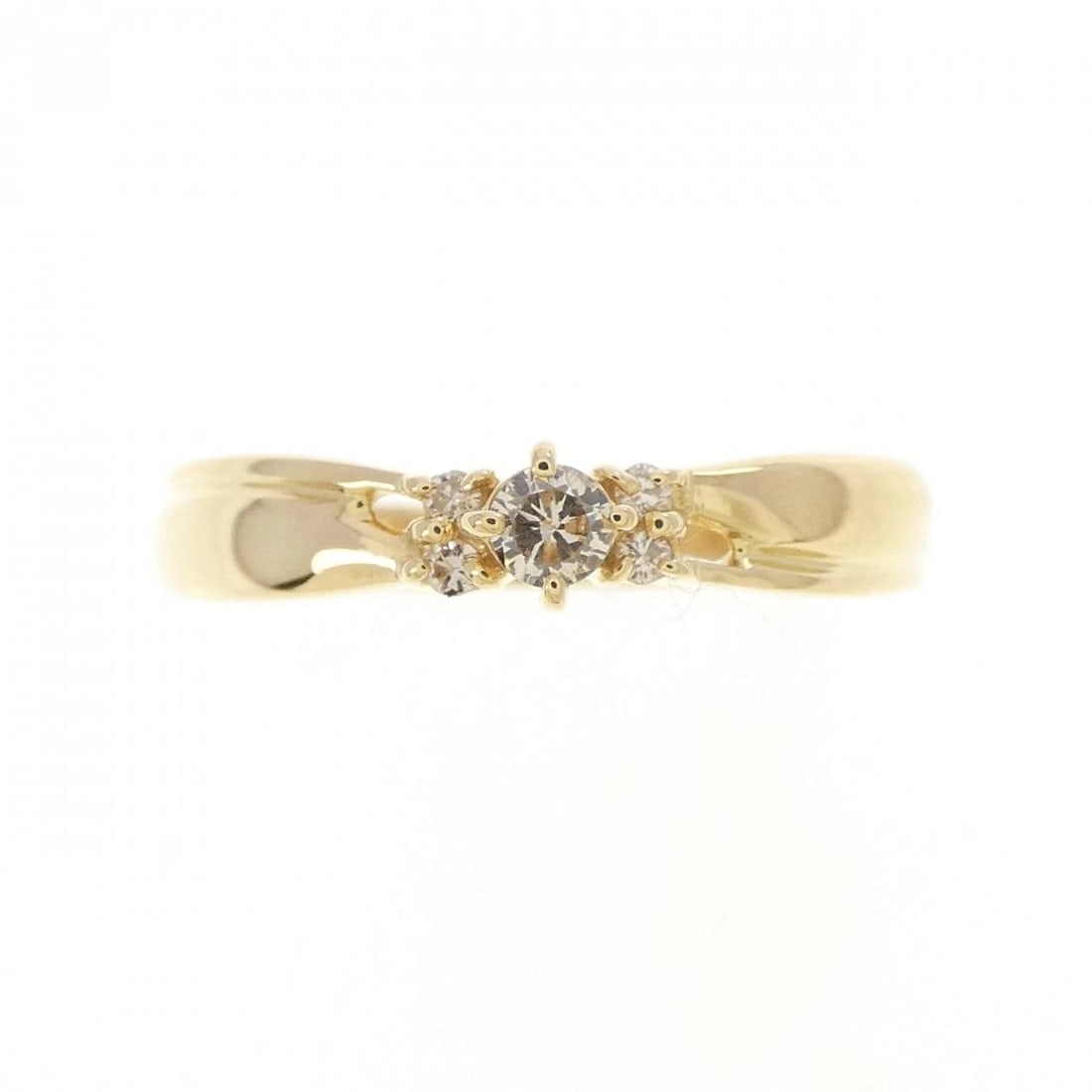 K18YG DIAMOND RING - 2