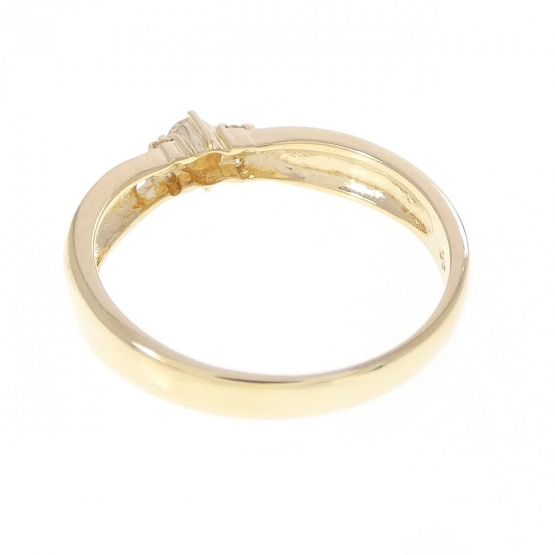 K18YG DIAMOND RING - 3