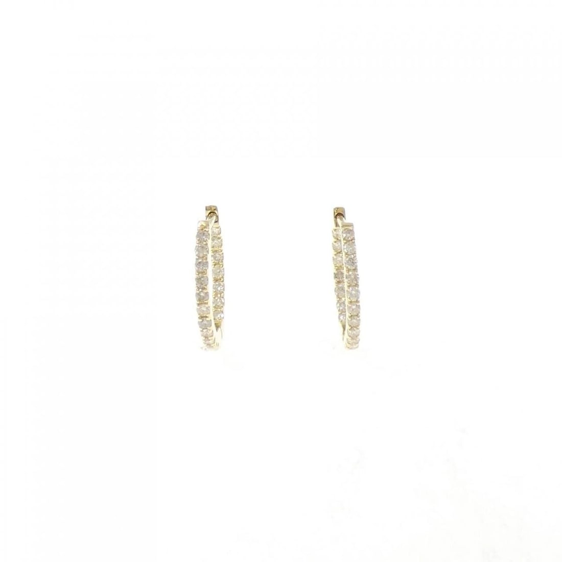 K18YG DIAMOND PIERCE: K18YG Diamond Pierce Brand: Unbranded Type/Style: Diamond Pierce/Earring Material: K18 yellow gold, Color: YG Size: Actual Size Approximate dimensions (height x width): 13.6mm x 1.2mm Accessories: