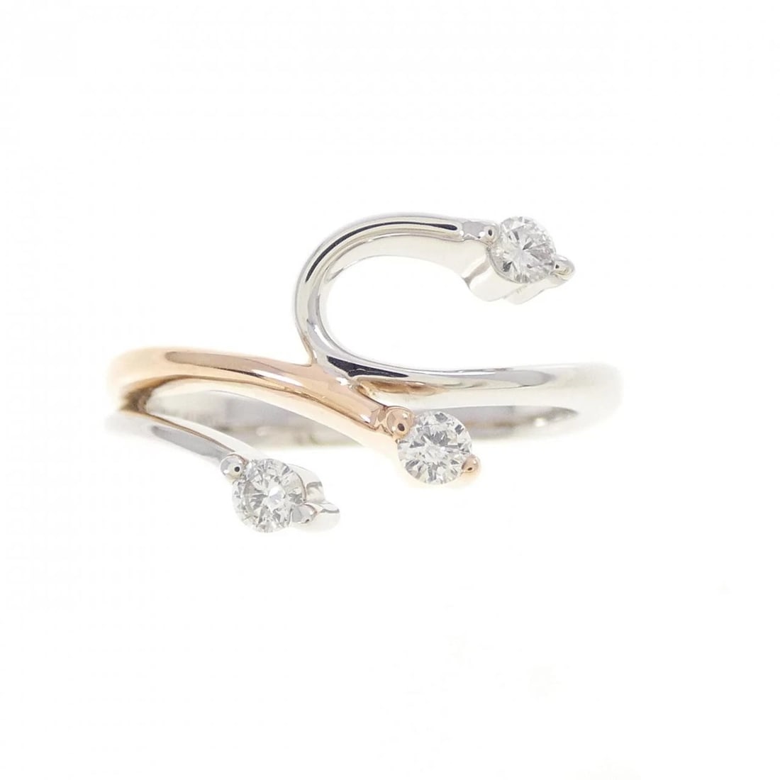 K18WG/K18PG DIAMOND RING - 2