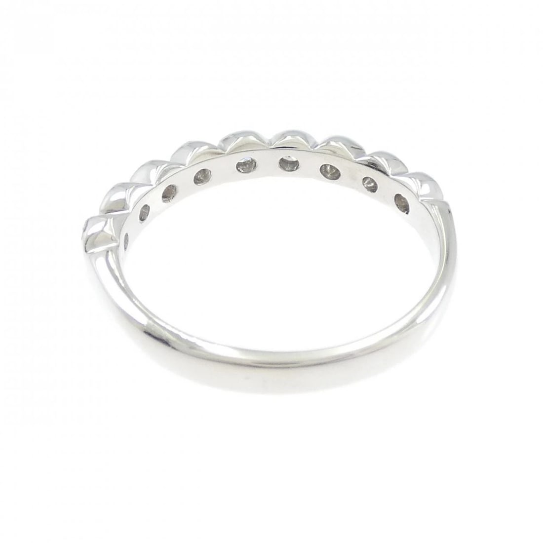 PT900 HALF ETERNITY DIAMOND RING - 3