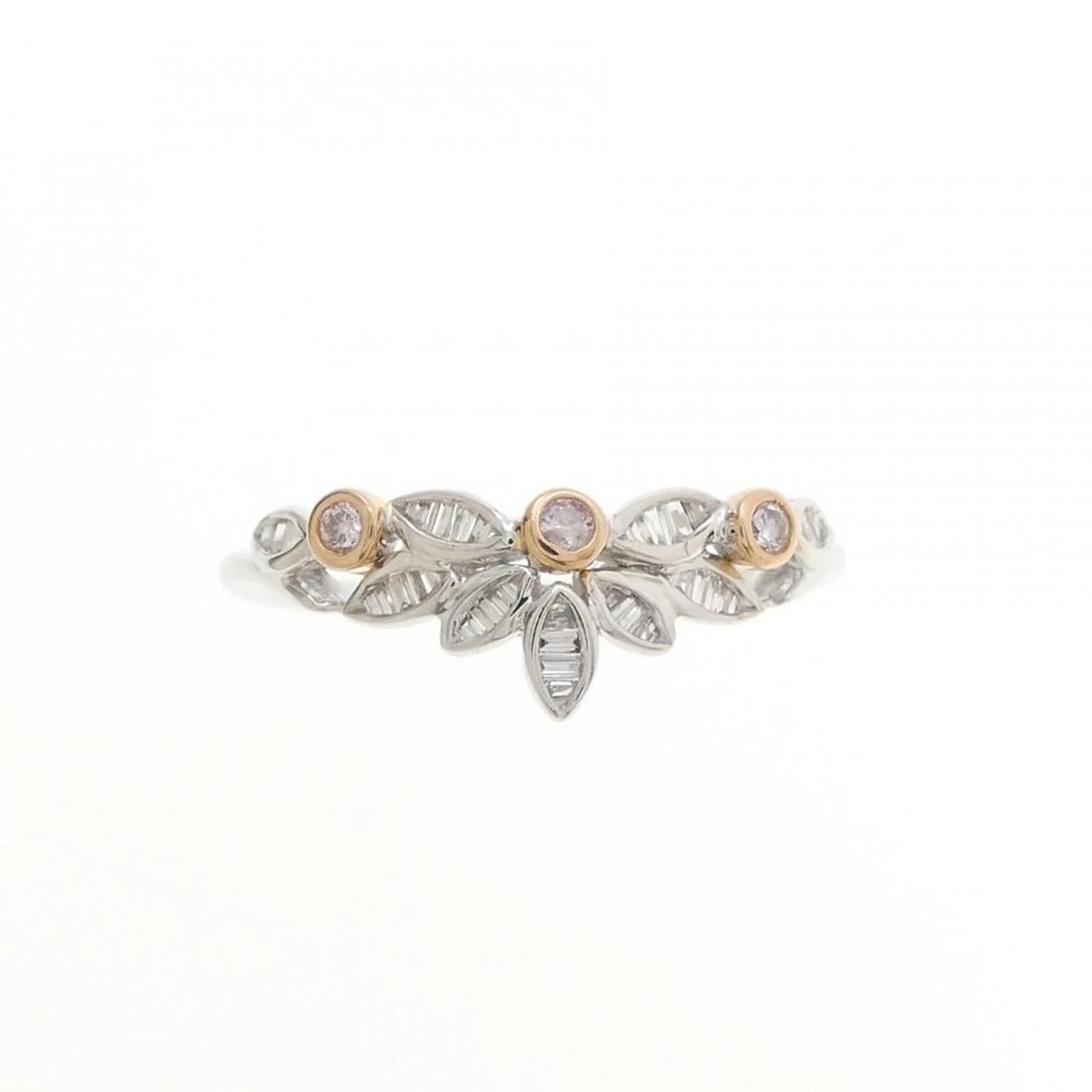 K18WG/K18PG DIAMOND RING - 2