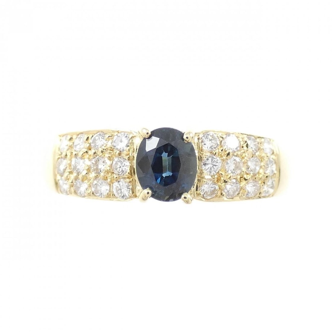 750YG SAPPHIRE RING - 2