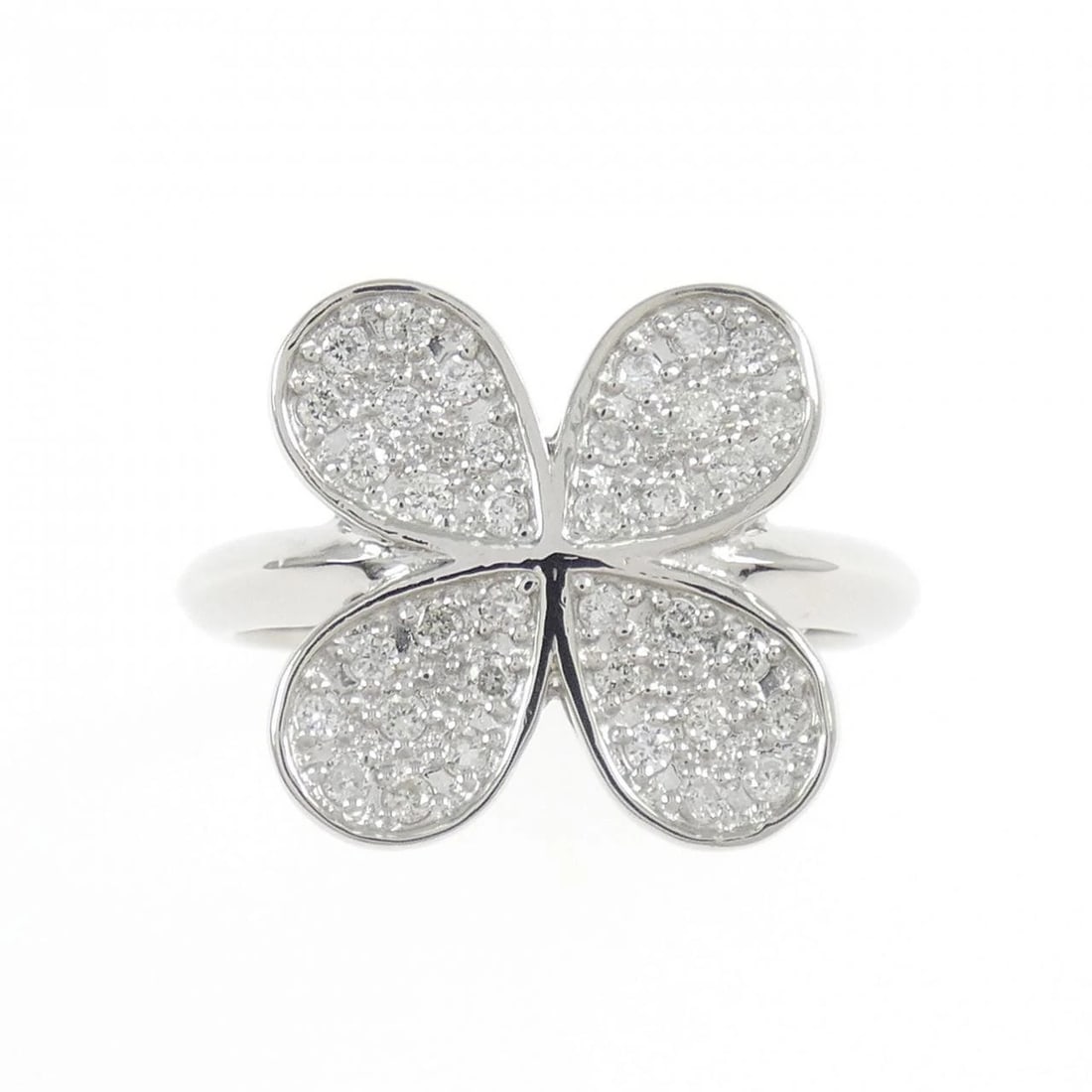 PT900 CLOVER DIAMOND RING - 2