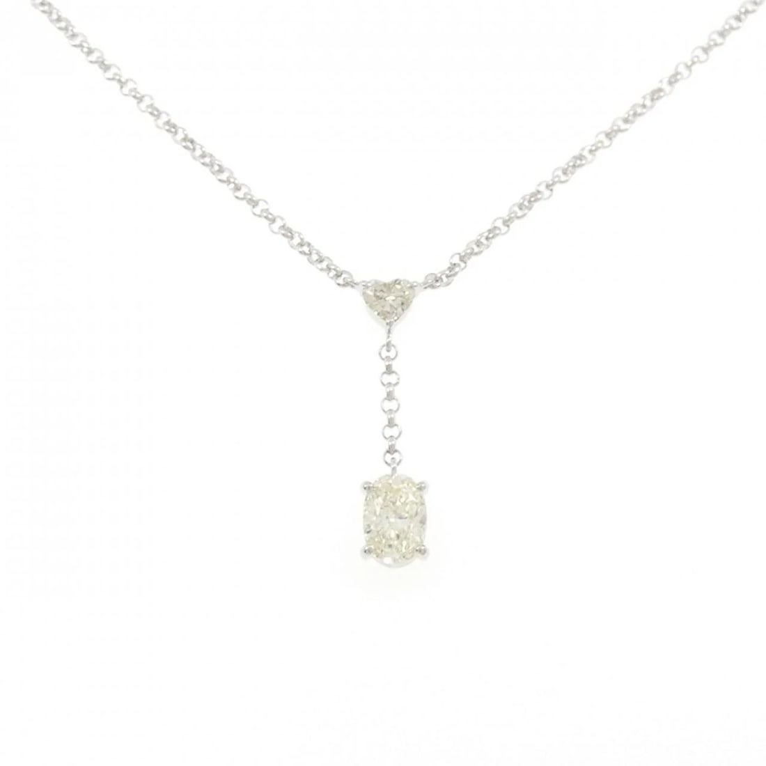PT900/PT850 HEART DIAMOND NECKLACE (1 of 4)