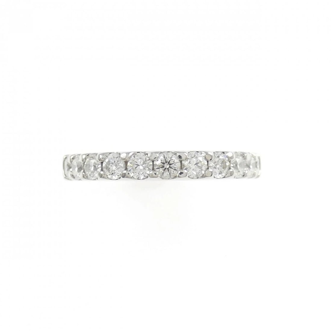 PT950 HALF ETERNITY DIAMOND RING - 2