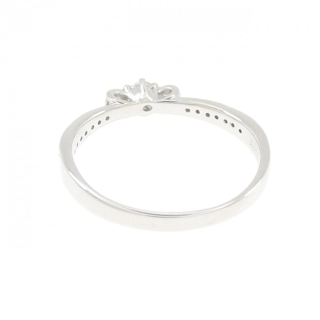 K18WG DIAMOND RING - 3