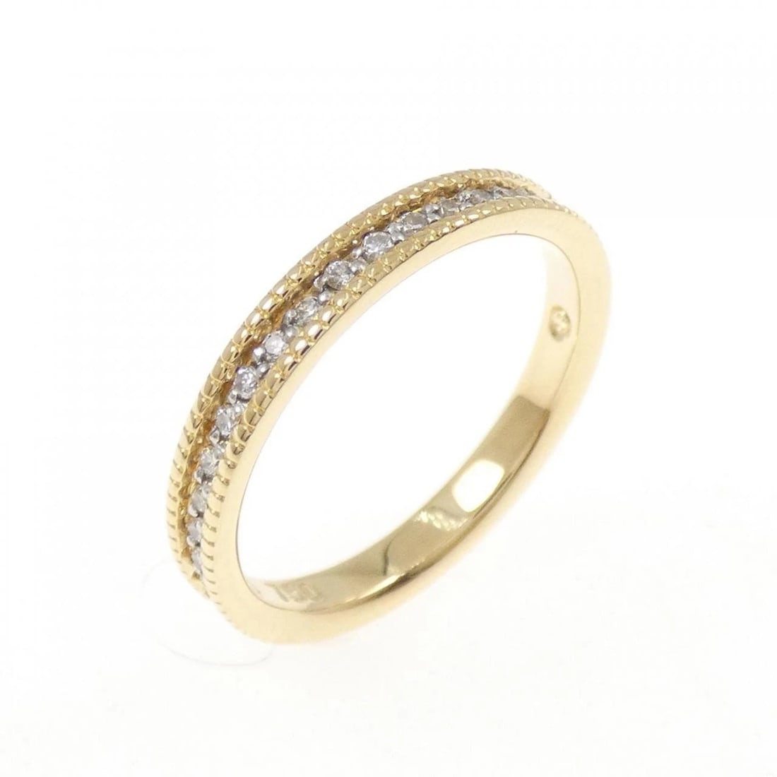 INOVE DIAMOND RING: Inove Diamond Ring Brand: enuove Type/Style: Ring Material: 750 Yellow Gold/Platinum 950, Color: YG PT Size: US4 1/2 Accessories: None Accessories Notice: When purchasing pre-owned goods,
