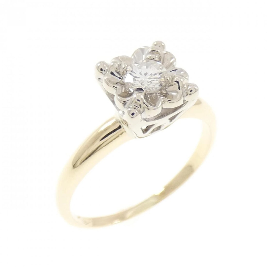14K TWG/14K TWG DIAMOND RING: 14K TWG/14K TWG Diamond Ring Brand: Unbranded Type/Style: Diamond Ring Material: 14KT Yellow Gold/14KT White Gold, Color: YG WG Size: US5 1/4 Accessories: None Accessories Notice: When purchasing