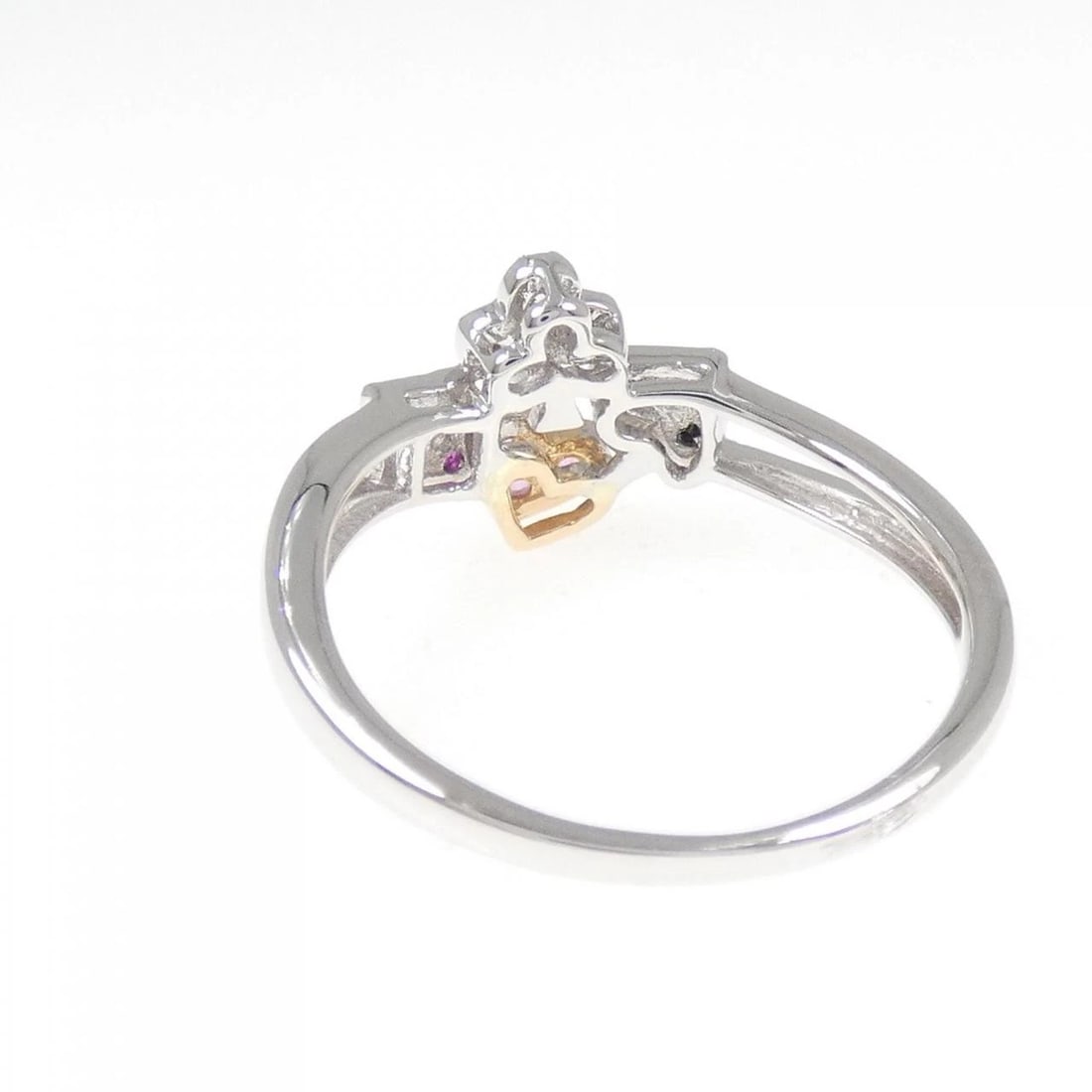 K18WG/K18PG COLORED STONE RING - 3