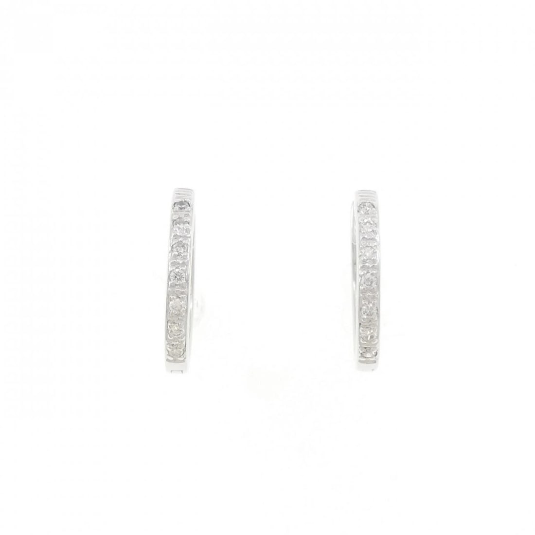 K18WG DIAMOND PIERCE: K18WG Diamond Pierce Brand: Unbranded Type/Style: Diamond Pierce/Earring Material: K18WG, Color: WG Size: Actual Size Approximate dimensions (height x width): 13.7mm x 1.8mm Accessories: None