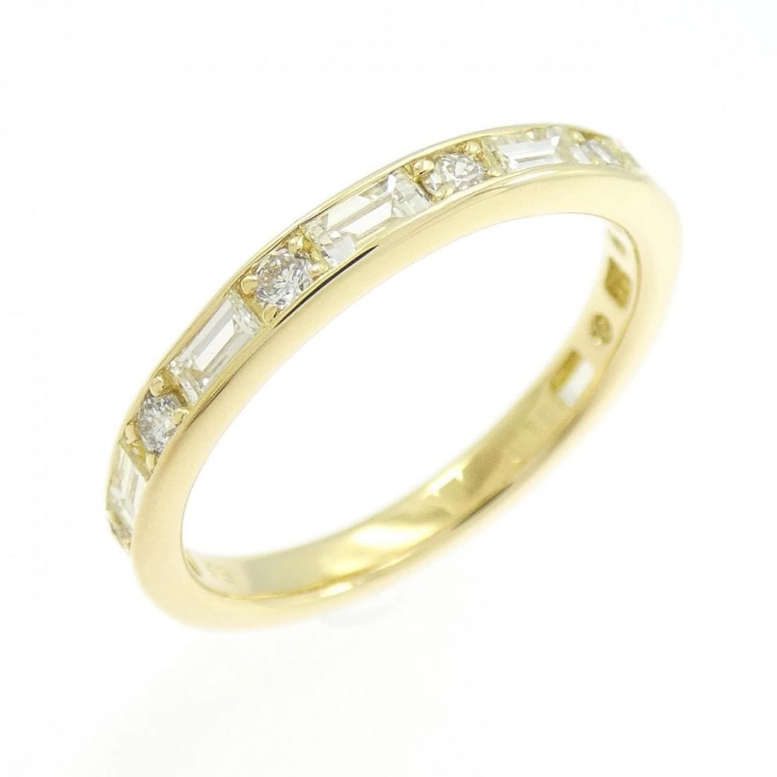 K18YG DIAMOND RING: K18YG Diamond Ring Brand: Unbranded Type/Style: Diamond Ring Material: K18 yellow gold, Color: YG Size: US5 3/4 Accessories: None Accessories Notice: When purchasing pre-owned goods, please refer to