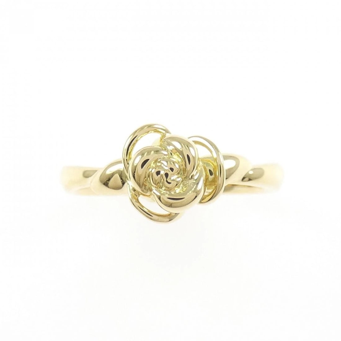 K18YG ROSE RING - 2