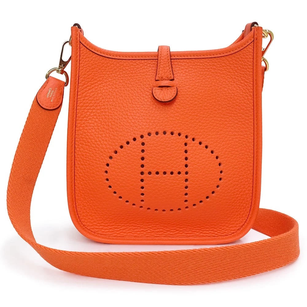 HERMES AMAZONE 16 SHOULDER BAG ORANGE MINIAN B STAMP: HERMES Amazone 16 Shoulder Bag Orange Minian B Stamp Brand: HERMES Type/Style: Shoulder Bag Material: Taurillon Maurice Color: Orange Minium Size: W:16cm x H:19cm x D:5.5cm Accessories: None