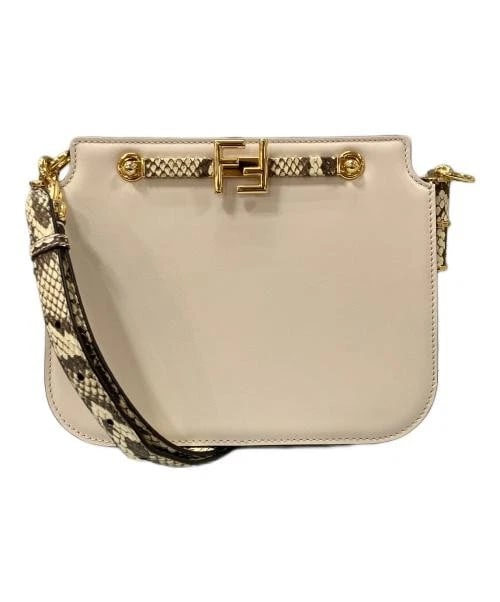 FENDI TOUCH SHOULDER BAG: FENDI TOUCH Shoulder Bag Brand: FENDI Type/Style: Shoulder Bag Material: None Color: Beige Size: H:19cm / W:24cm / D:7.5cm Accessories: None Accessories Notice: When purchasing pre-owned goods,