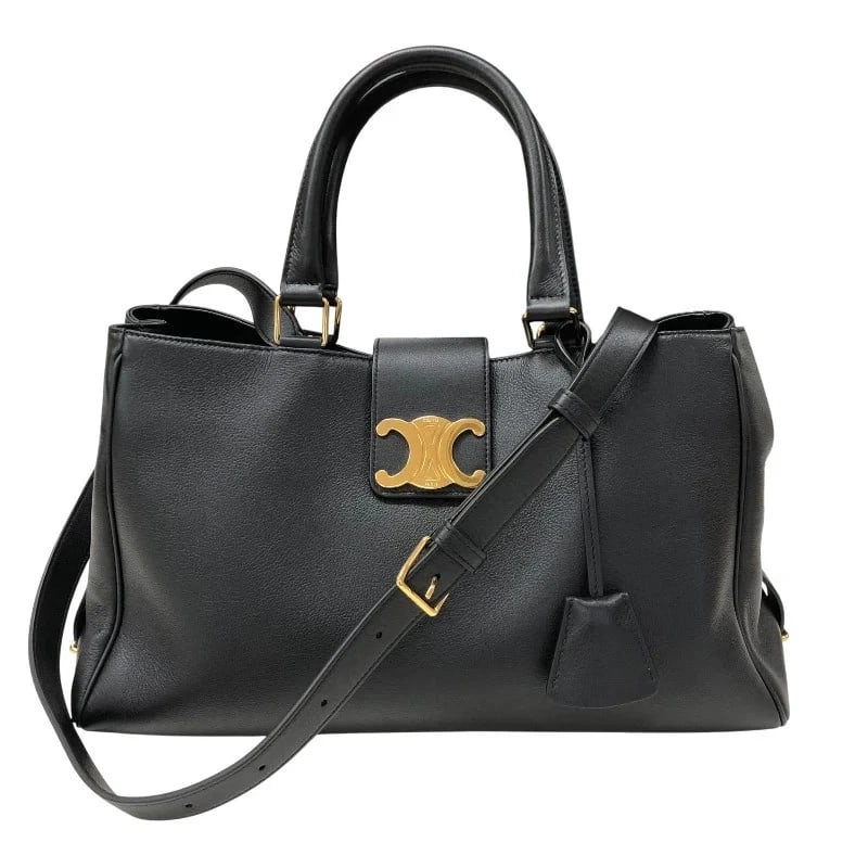 CELINE MEDIUM APOLLINE SHOULDER BAG: CELINE Medium Apolline Shoulder Bag Brand: CELINE Type/Style: Shoulder Bag Material: Supple Calf Color: black Size: W: 34cm / H: 22cm / D: 15cm Accessories: None Accessories Notice: When purchasing
