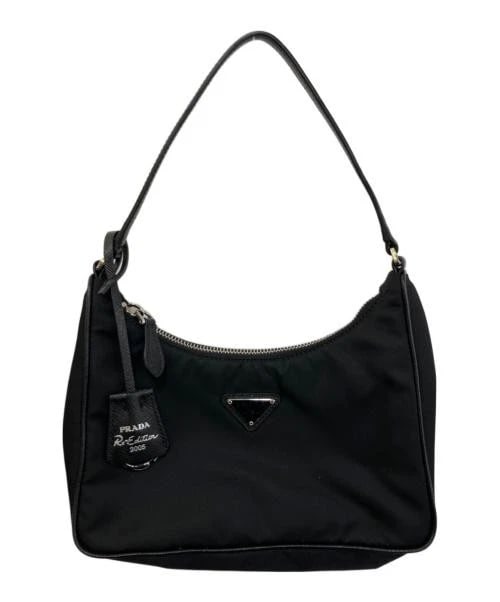 PRADA RE-NYLON RE-EDITION MINI SHOULDER BAG: PRADA Re-Nylon Re-Edition Mini Shoulder Bag Brand: PRADA Type/Style: Shoulder Bag Material: None Color: Black Size: H:12cm / W:21cm / D:5cm Accessories: None Accessories Notice: When purchasing