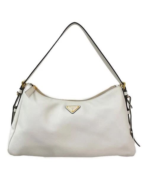 PRADA EMME LARGE SOFT GRAIN LEATHER SHOULDER BAG (1 of 4)