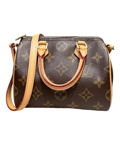 LOUIS VUITTON NANO SPEEDY: LOUIS VUITTON Nano Speedy Brand: LOUIS VUITTON Type/Style: Handbag Material: Monogram Canvas Color: Brown Size: H:12.5cm / W:16.5cm / D:10.0cm Accessories: None Accessories Notice: When pu