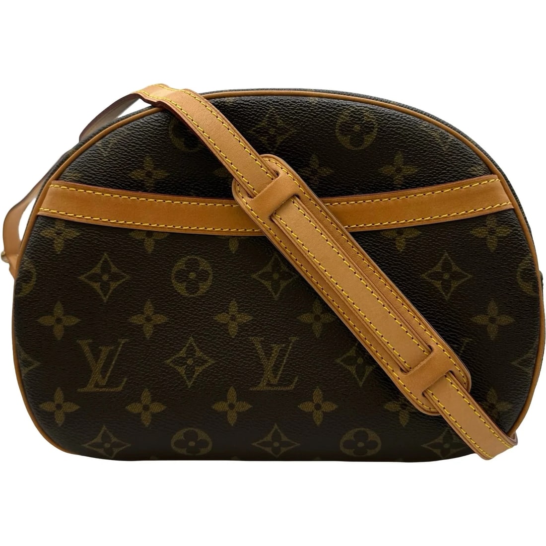 LOUIS VUITTON BLOIS BROWN MONOGRAM SHOULDER BAG: LOUIS VUITTON Blois Brown Monogram Shoulder Bag Brand: LOUIS VUITTON Type/Style: Shoulder Bag Material: Monogram Color: brown Size: W: 24cm / H: 18cm / D: 11cm Accessories: None Accessories Notice: