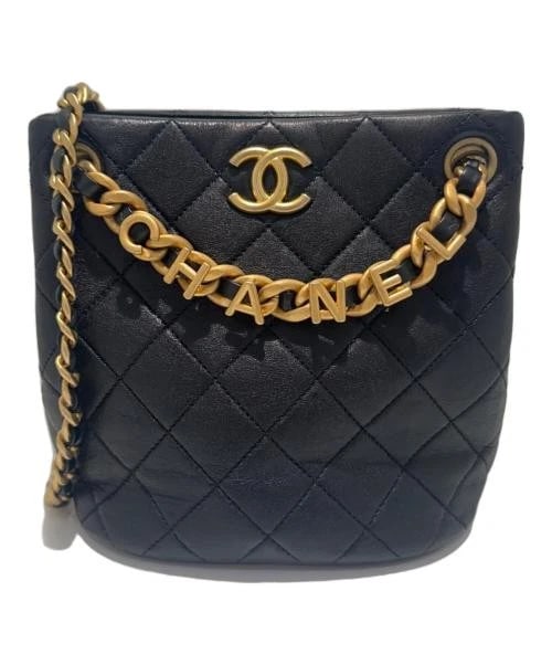 CHANEL MATELASSE CHAIN SMALL BAGUETTE BAG: CHANEL Matelasse Chain Small Baguette Bag Brand: CHANEL Type/Style: Baguette Bag Material: Leather Color: Black With Gold Hardware Size: H:18.0cm / W:17.0cm / D:11.0cm Accessories: None Ac