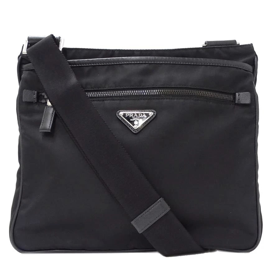 PRADA SHOULDER BAG: Prada Shoulder Bag Brand: Prada Type/Style: Shoulder Bag Material: Nylon Color: Black Size: W: 29cm / H: 26cm / D: 6cm Accessories: None Accessories Notice: When purchasing pre-owned goods