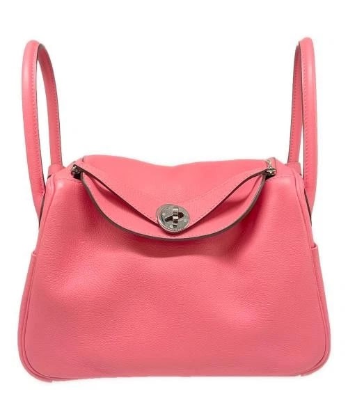 HERMES LINDY 26 SHW EVERCOLOR PINK A STAMP: HERMES Lindy 26 SHW Evercolor Pink A Stamp Brand: HERMES Type/Style: Shoulder Bag Material: Evercolor Color: Pink Size: H:20cm / W:26cm / D:15cm Accessories: None Accessories Notice: When