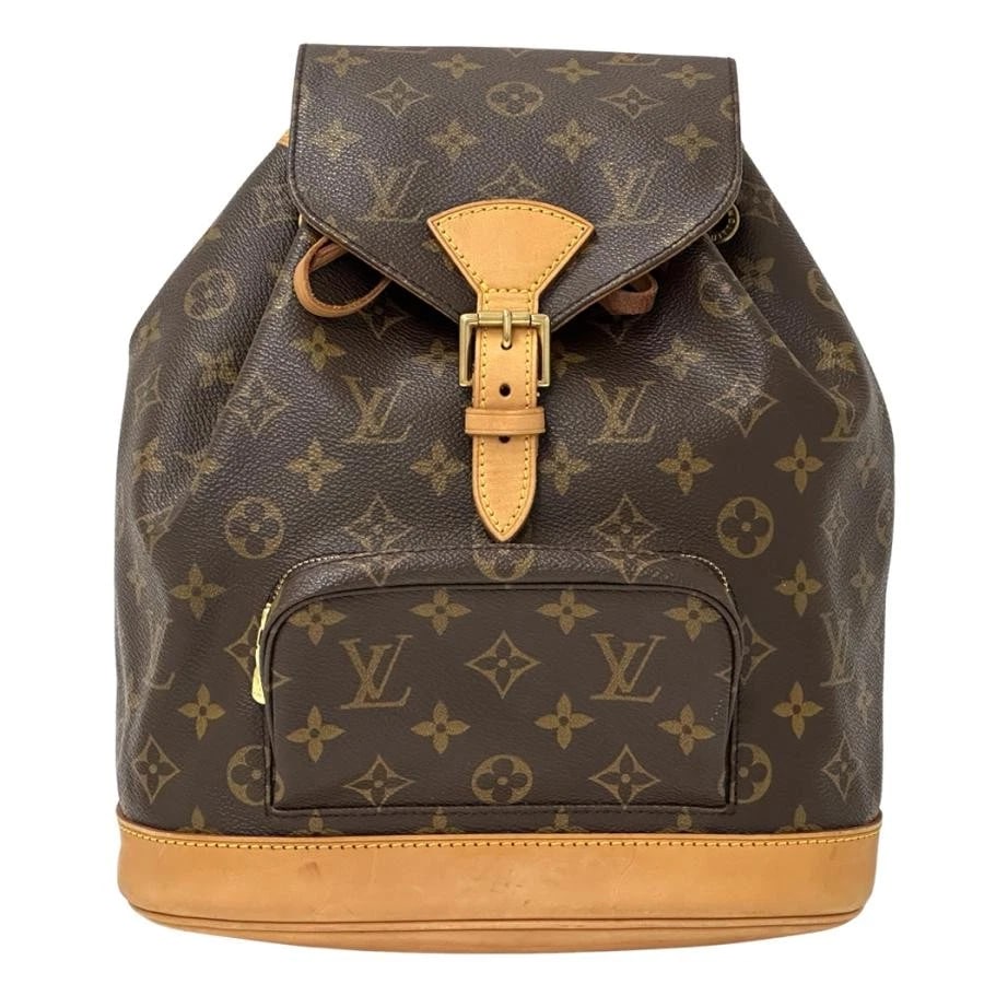 LOUIS VUITTON MONOGRAM MONTSOURIS: Louis Vuitton Monogram Montsouris Brand: Louis Vuitton Type/Style: Backpack Material: Monogram Canvas Color: Brown Size: W: 25cm / H: 28.5cm / D: 11.5cm Accessories: None Accessories Notic