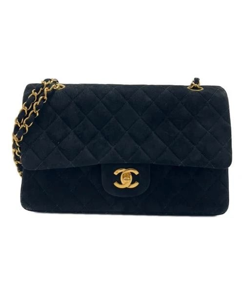 CHANEL DOUBLE FLAP CHAIN SHOULDER BAG: CHANEL Double Flap Chain Shoulder Bag Brand: CHANEL Type/Style: Shoulder Bag Material: Suede Color: H:15.0cm / W:25.0cm / D:6.0cm Size: H:15.0cm / W:25.0cm / D:6.0cm Accessories: None Acce