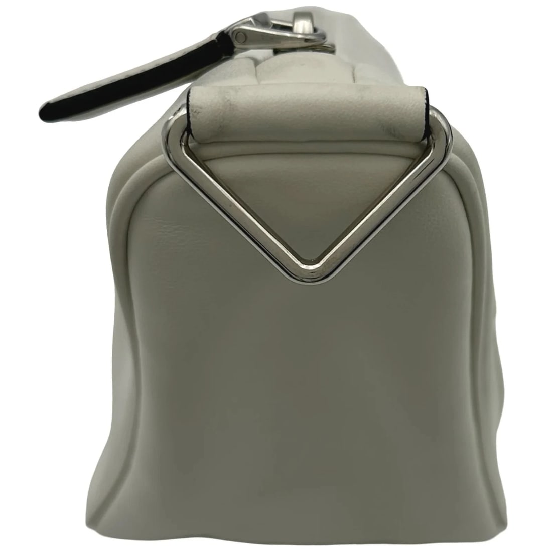 PRADA TRIANGLE WHITE SHOULDER BAG - 2