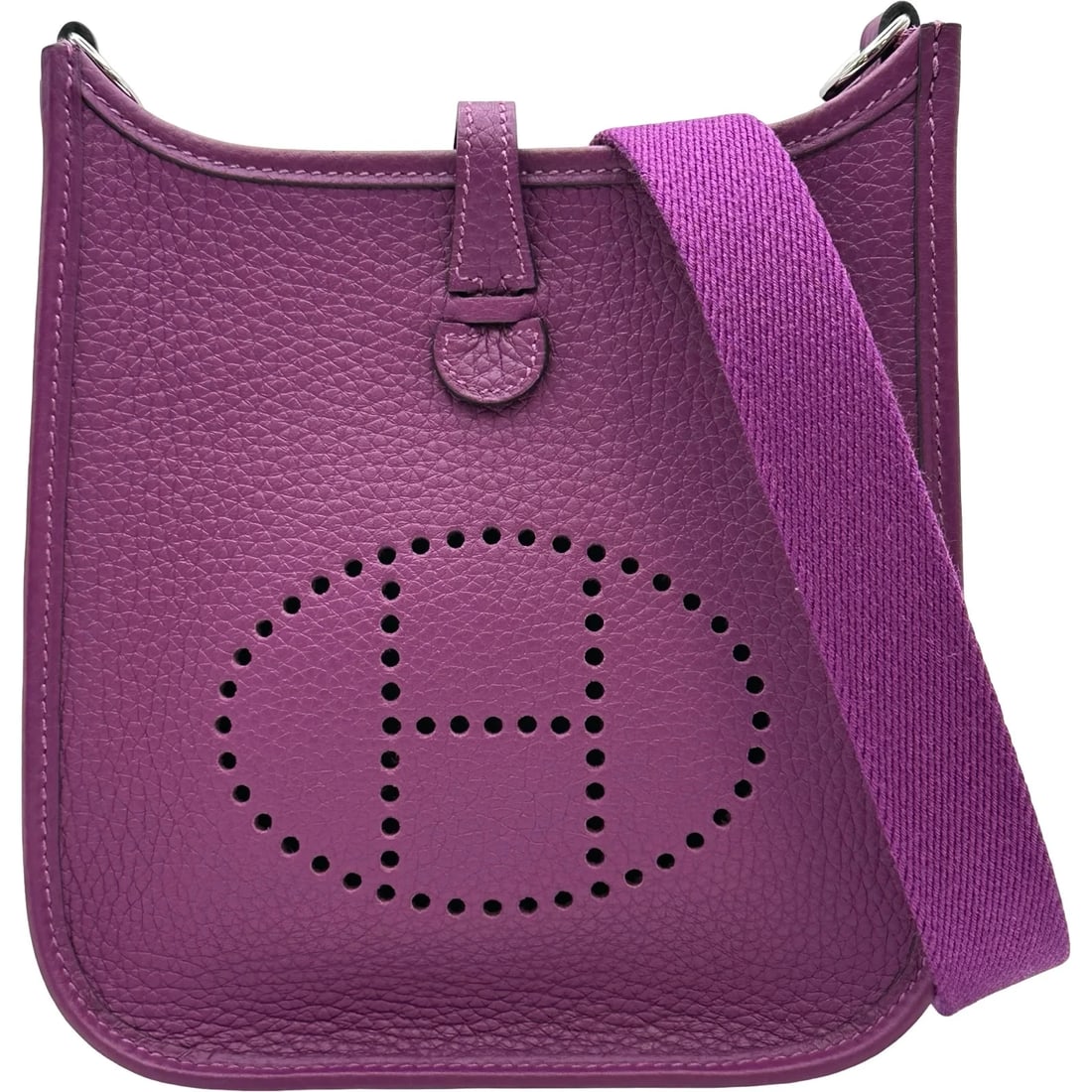 HERMES ANEMONE/SHW CLEMENCE LEATHER SHOULDER BAG (1 of 5)