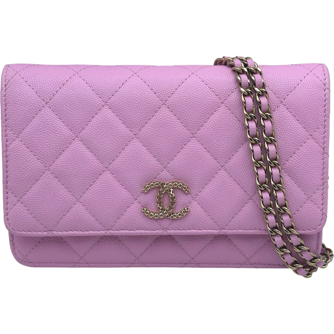 CHANEL MATELASSE PINK GHW CAVIAR SHOULDER BAG: CHANEL Matelasse Pink GHW Caviar Shoulder Bag Brand: CHANEL Type/Style: Shoulder Bag Material: Caviar Color: Pink / GD Hardware Size: W: 19cm / H: 12cm / D: 4cm Accessories: None Accessories Notice: