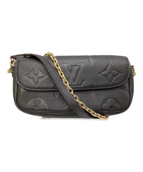 LOUIS VUITTON WALLET ON CHAIN IVY: LOUIS VUITTON Wallet on Chain Ivy Brand: LOUIS VUITTON Type/Style: Wallet Material: None Color: Black Size: H:13cm / W:23cm / D:5cm Accessories: None Accessories Notice: When purchasing pr