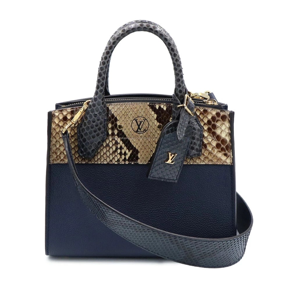 LOUIS VUITTON CITY STEAMER MINI BLACK BEIGE: LOUIS VUITTON City Steamer Mini Black Beige Brand: LOUIS VUITTON Type/Style: Handbag Material: Leather Color: Noir (Black) X Brown X Beige Size: W: 22cm x H: 17cm x D: 11cm Accessories: None <