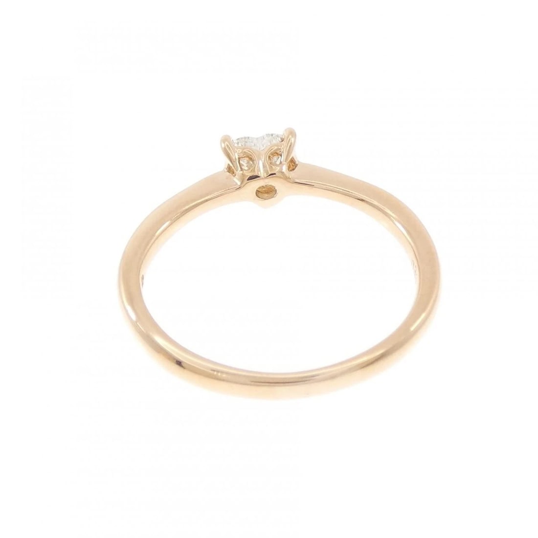 K18PG HEART DIAMOND RING - 3