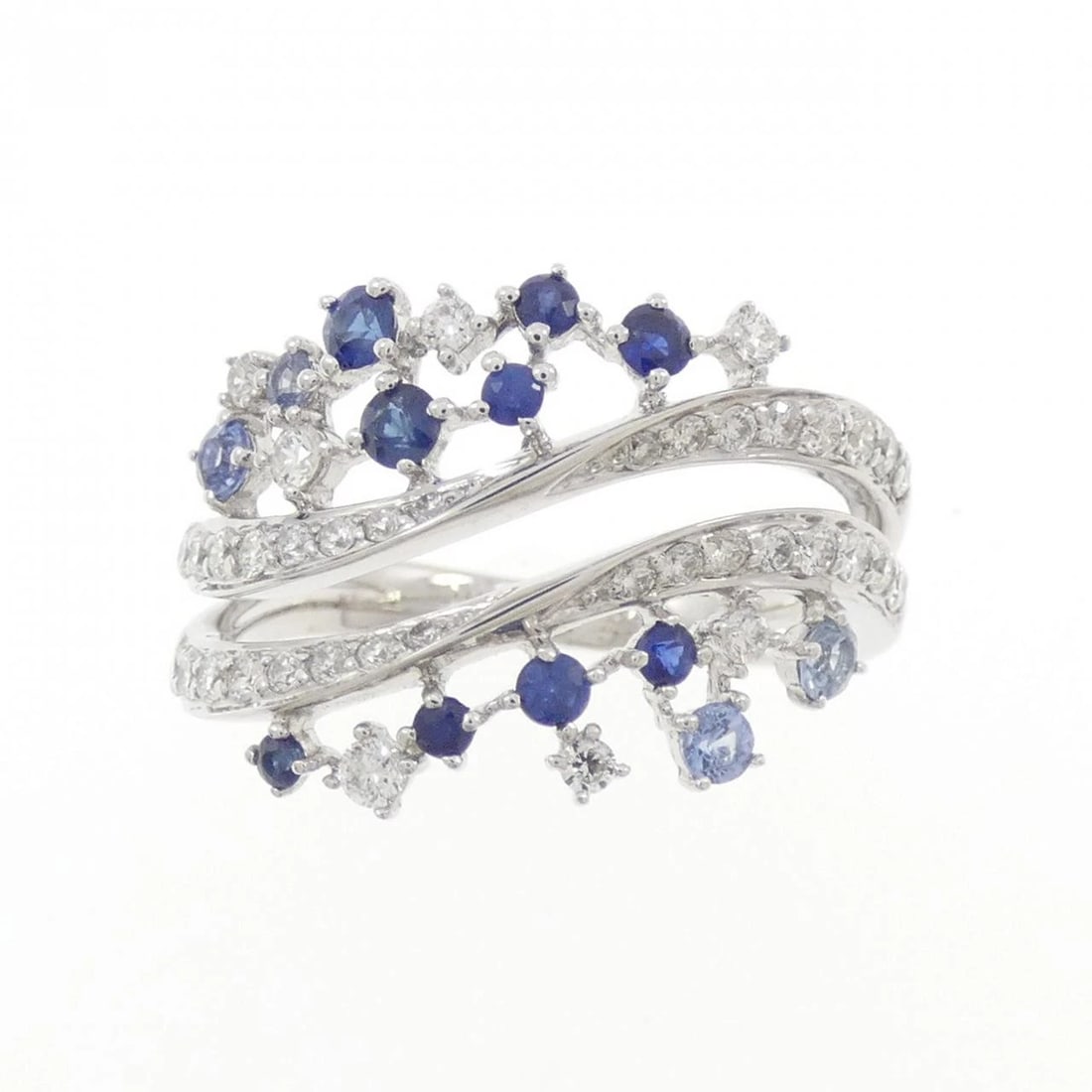 K18WG SAPPHIRE RING - 2