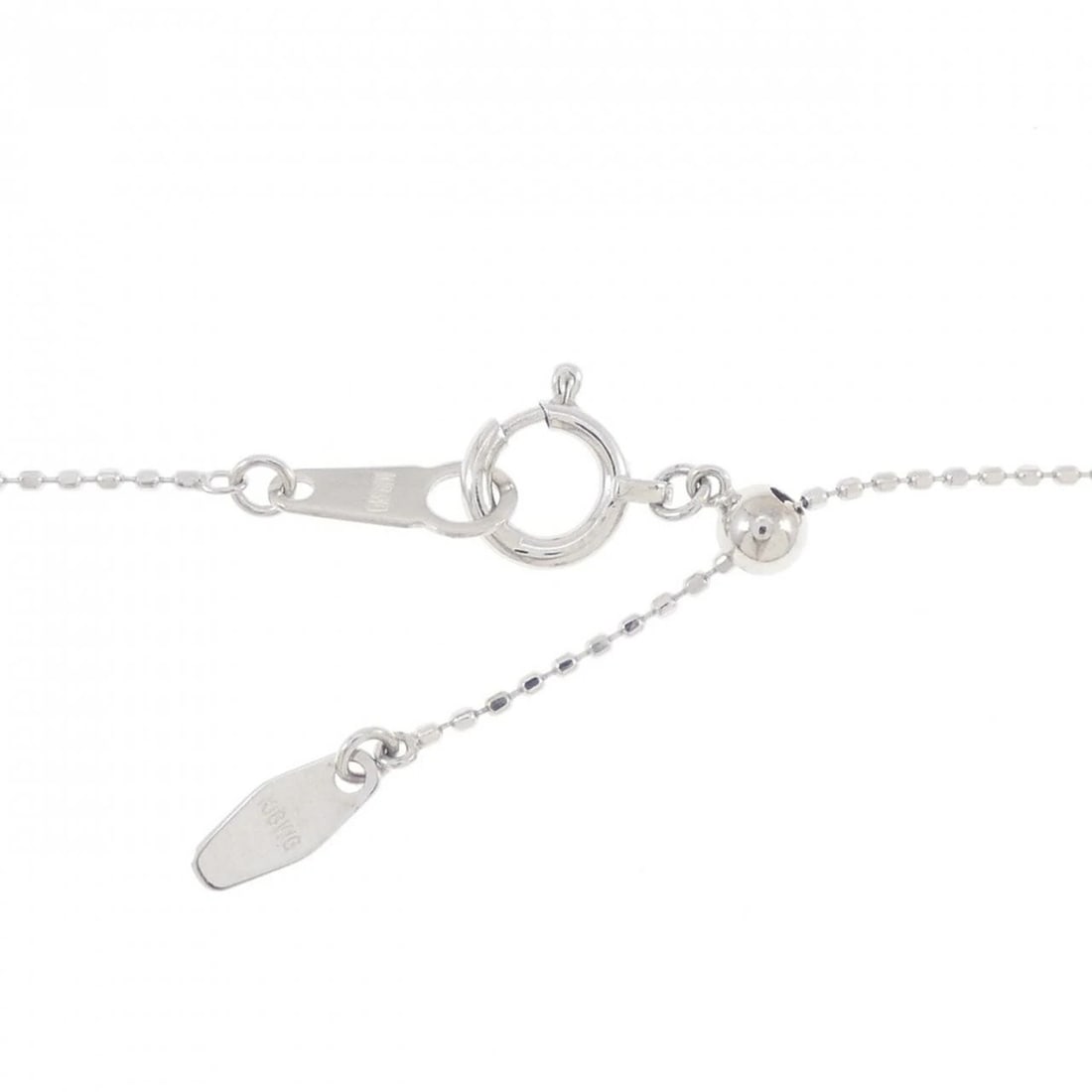 K18WG FLOWER RUBY NECKLACE - 4