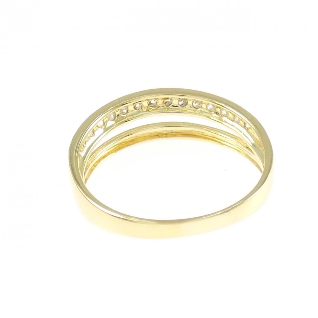K18YG DIAMOND RING - 3