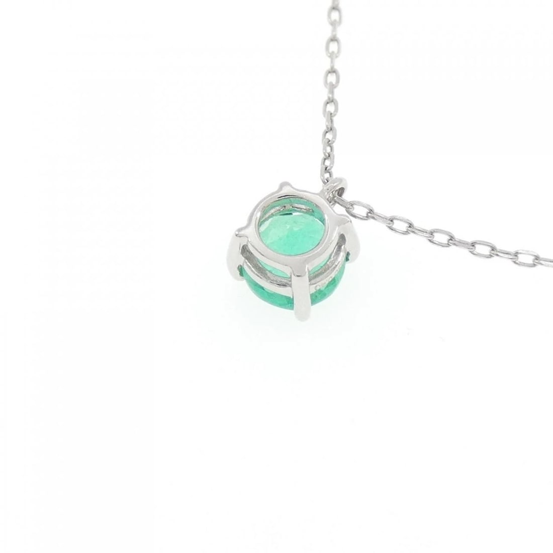PT950 EMERALD NECKLACE - 4
