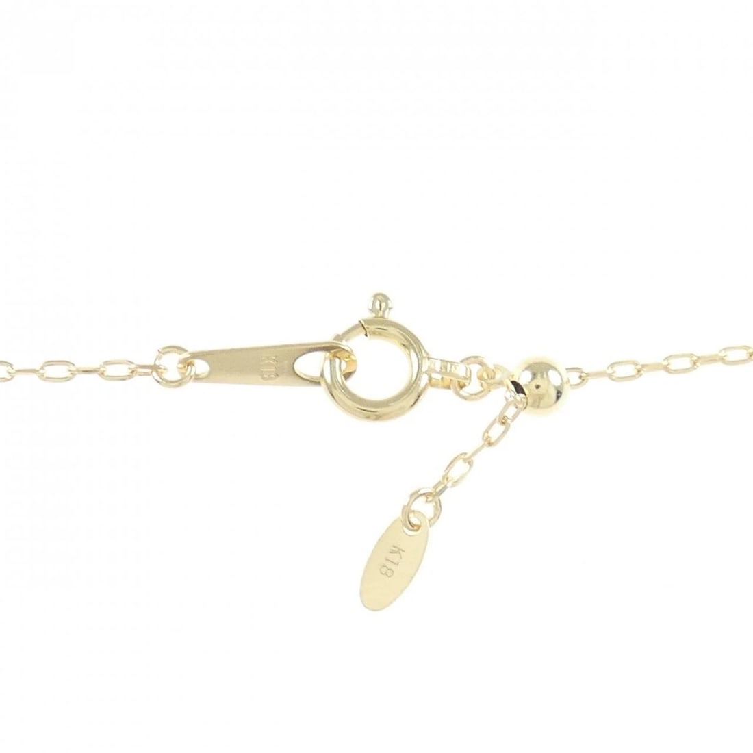 K18YG/PT900 DIAMOND NECKLACE - 4