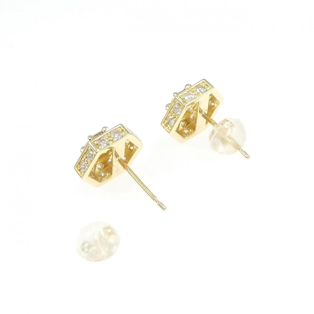 K18YG DIAMOND PIERCING - 3