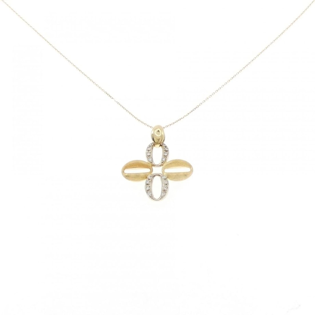 750YG/750WG/K18YG DIAMOND NECKLACE: 750YG/750WG/K18YG Diamond Necklace Brand: Unbranded Type/Style: Diamond Necklace Material: 750YG/750WG, Color: YG WG Size: Size Length 45cm Accessories: None Accessories Notice: When purchasing