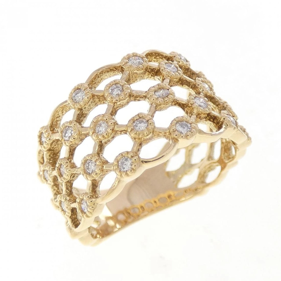 K18YG DIAMOND RING (1 of 3)