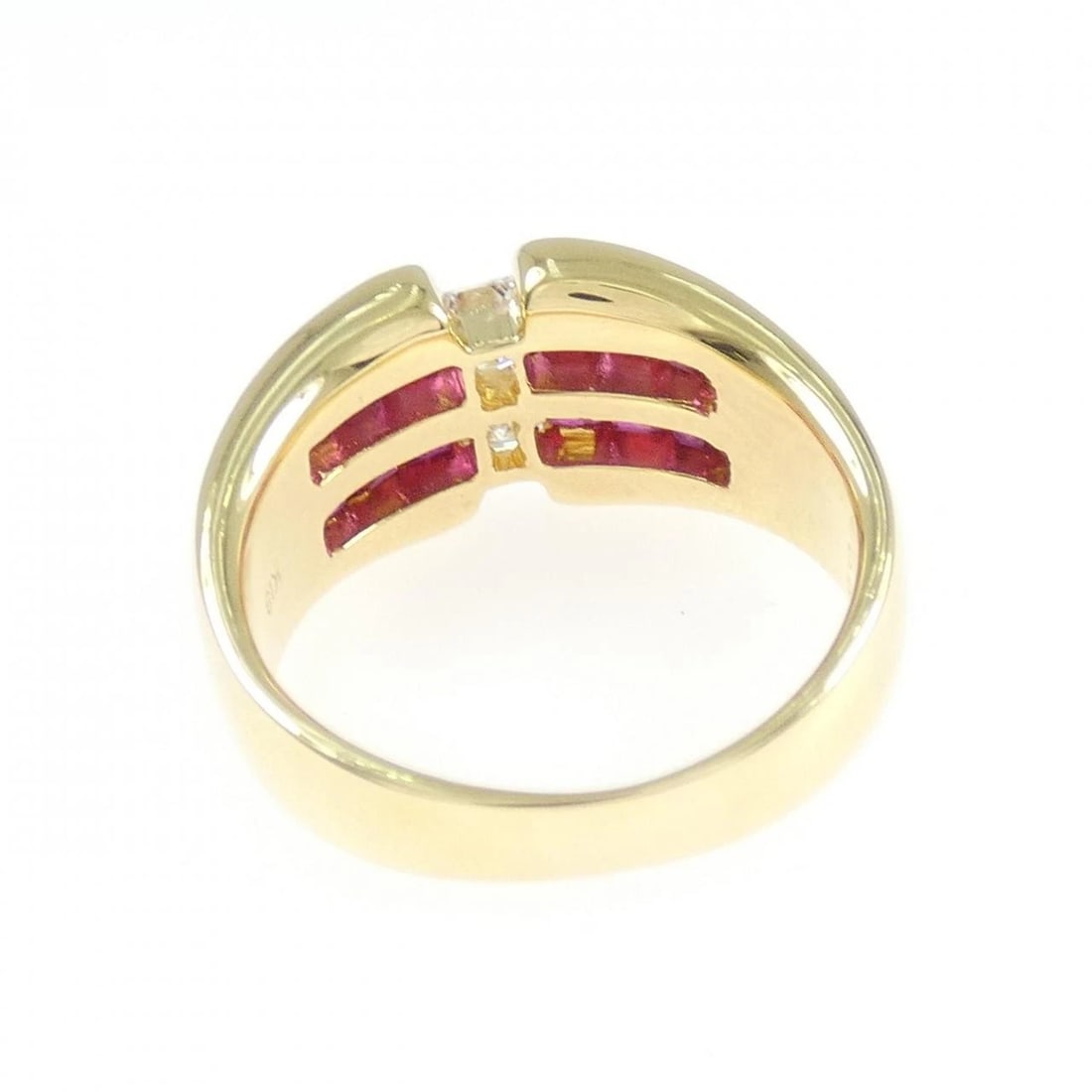 K18YG RUBY RING - 3