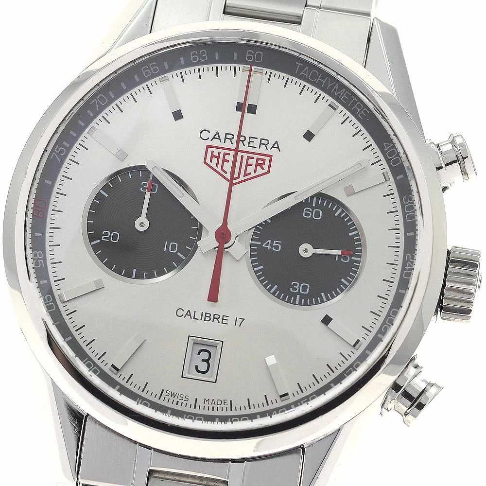 TAG HEUER WATCH CARRERA JACK HEUER CALIBER WATCH: Tag Heuer Watch Carrera Jack Heuer Caliber Watch Brand: TAG HEUER Type/Style: Wristwatch Material: SS Color: none Size: Case size: 41mm Wrist size: Approx. 16 + 3.2cm Accessories: None Acc